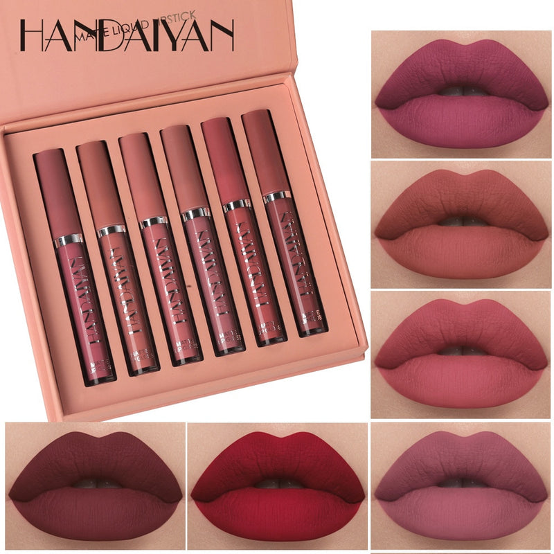 BATOM LIP GLOSS- kit de maquiagem com 6 bastões