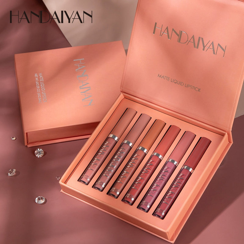 BATOM LIP GLOSS- kit de maquiagem com 6 bastões